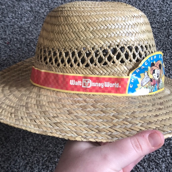 Antique Disney Epcot Straw Hat